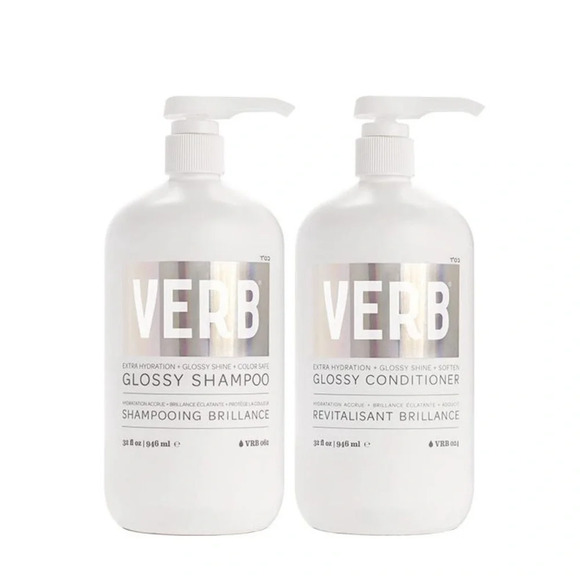 NEW- Verb Glossy Shampoo & Conditioner 32.oz set - Picture 2 of 12